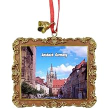 Ansbach Germany Travel Souvenir Xmas Tree Ornament Hanging Pendant Home Christmas Party Decoration