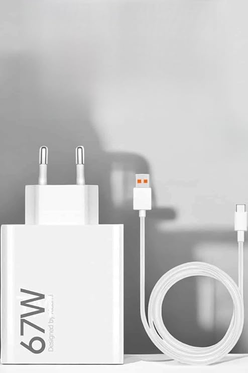 Şarj Aleti 67W Hızlı Şarj Turbo Type-C Uyumlu Şarj Adaptörü Kablosu