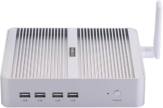 Fanless Mini PC, Desktop Computer, HTPC, I5 4200U 4210U 4250U 4258U, Windows 11, BM07, VGA, HDMI, 4 x USB3.0, 4 x USB2.0, LAN, 8G RAM, 256G SSD