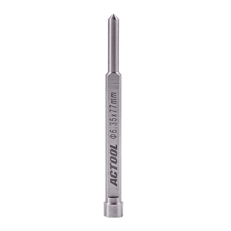 Pilot Pin 6.35x77mm for 1'' Cutting Depth HSS Annular Cutter with 3/4'' Weldon Shank