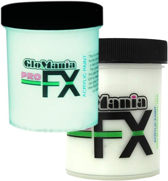 Glow in The Dark Paint, Luminous Glowing ProFX White 2 Ounces