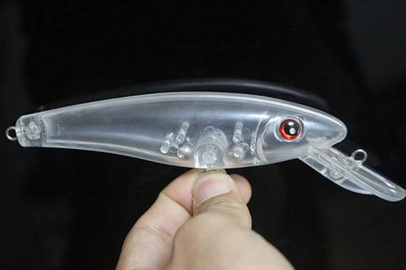 10 Pcs Musky Pike Crankbaits Hard Lures Body