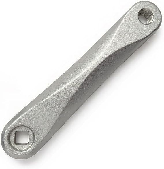 Bike 170mm Crankarms Left Crank Arm Diamond/Square Hole Available (Silver-Diamond Hole, 170mm)