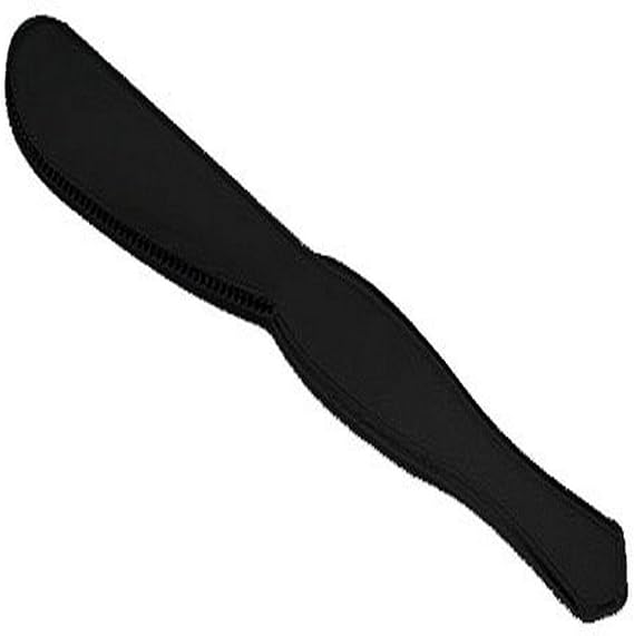 Fineline Settings Platter Pleasers Black Sandwich Spreader 144 Pieces