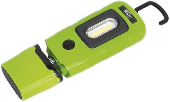 Sealey LED3601G LED Rechargeable Lithium-Polymer Inspection Lamp, Green