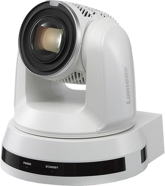 Lumens VC-A61P 4K UltraHD 3G-SDI/HDMI/Ethernet IP 30x PTZ Camera with PoE, White
