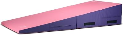 We Sell Mats Gymnastics Incline Mat, Folding and Non-Folding Cheese Wedge Skill Shape, Tumbling Mat for Gymnastics Training, Cheerleading and Obstacle Courses