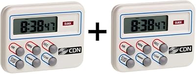 CDN TM8 Digital Timer and Clock Memory Feature - Set of 2