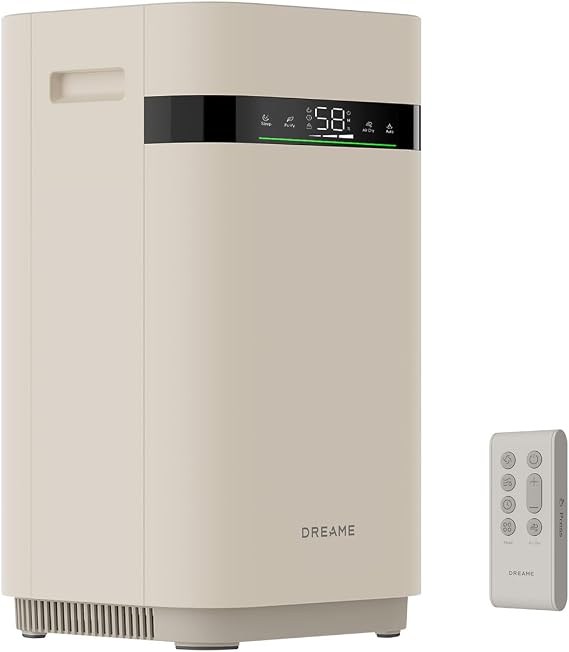 Dreame Mist-Free Humidifier H40, Cool Evaporative Air Humidifier with 3-Stage Purification for Comfotable Air, 6L Easy to Fill & Clean, Suitable for Large Bedroom Plant, Indoor, Home, Quiet Sleep Mode