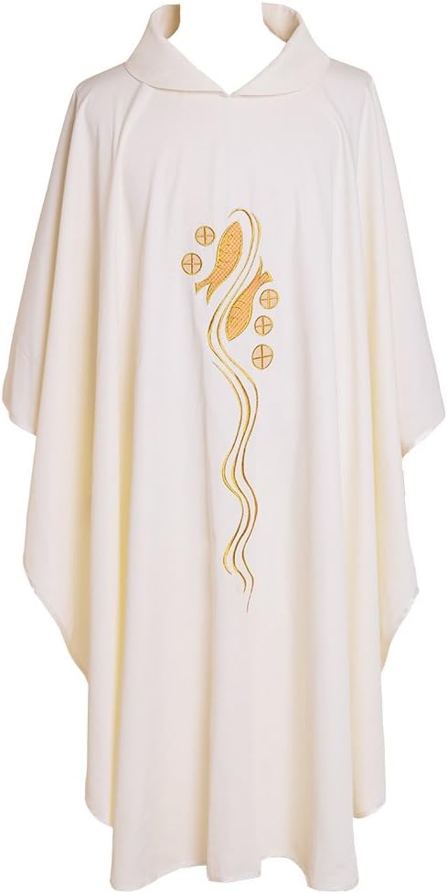 BLESSUME Priest Chasuble Church Celebrant Embroidered Vestments