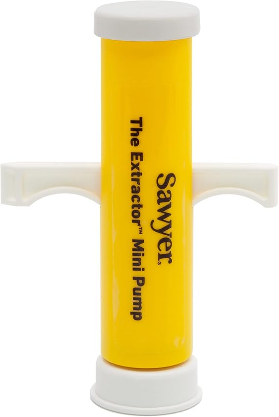 Sawyer Products Extractor Mini Suction Pump for Bug Bite and Bite Relief, Yellow