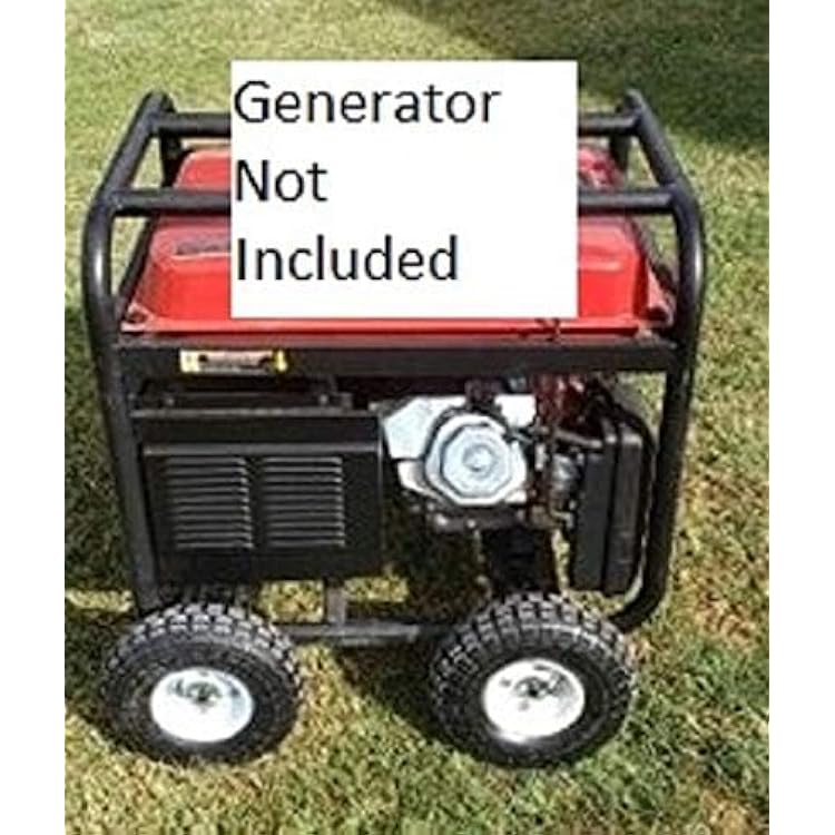 Predator 9000 8750 6500 WATT Generator Wheel KIT Fits Older and Newer Models Improved Mounting Plates.