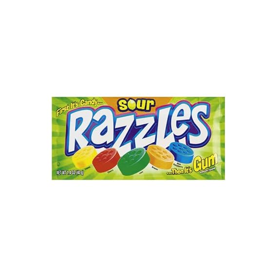 Razzles Sour Bubble Gum