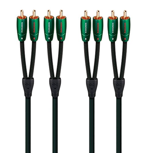 AudioQuest Evergreen 0.6m 1.96 ft. RCA to RCA Cable - Pair
