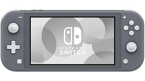 Nintendo Switch Lite Console (Japanese Version) | Handheld Gaming System | Compact & Lightweight | Region-Free | Built-in Controls | Great for Travel & Kids | Japanese Packaging (Gray)