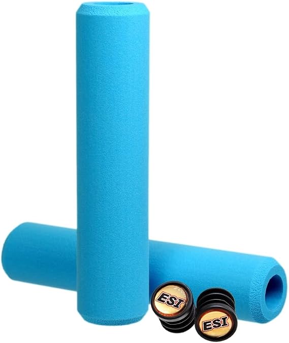 ESI Grips Chunky - Silicone MTB Grips - Ultimate Comfort and Control for Mountain Bikers and E-Bike Riders, Durable Bicycle Handlebar Grips for a Smooth Ride