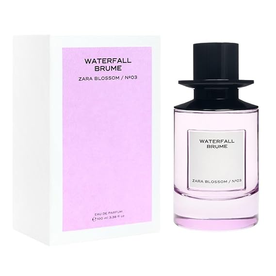 Zara Waterfall Brume Aromatic Citrus Fragrance with Grapefruit, Jasmine & White Musk, Fresh Luminous Perfume for Women Eau de Parfum EDP 100ml (3.4 fl oz)