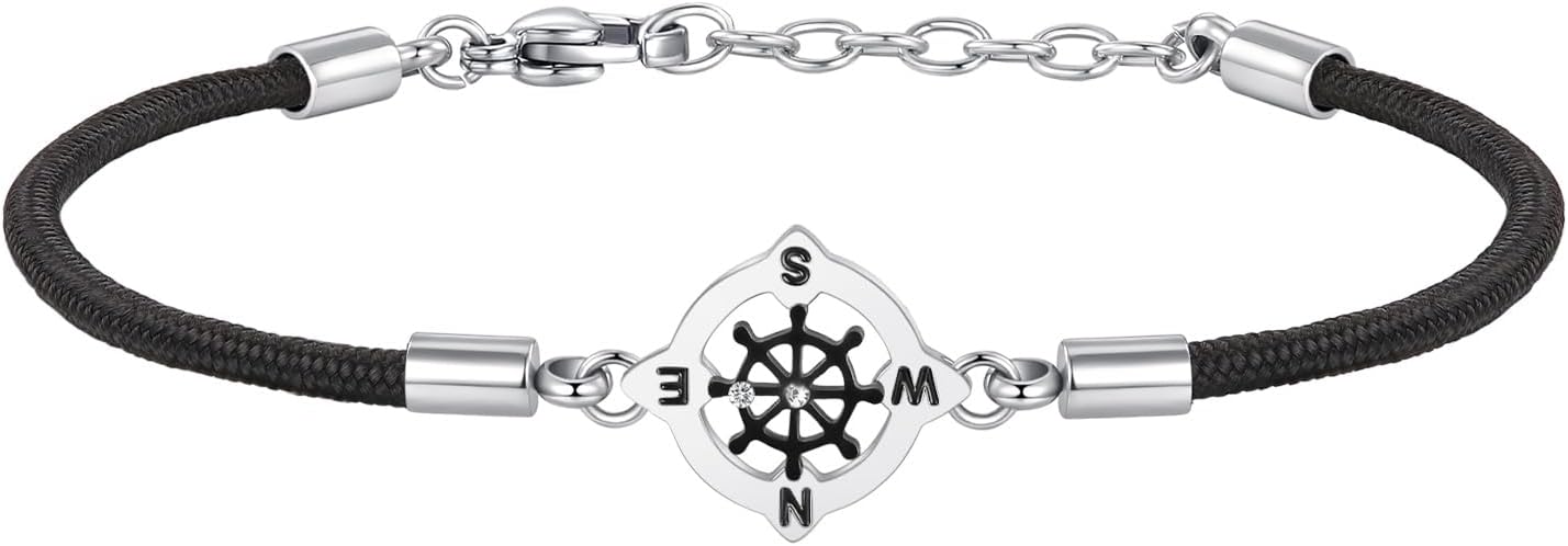 Stainless Steel Link Bracelet Adjustable Multiple Minimalist Design