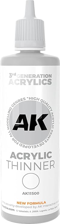 AK-Interactive 3rd Gen Thinner 100ml - Model Building Paints and Tools # 11500