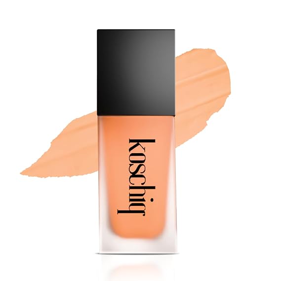 Soft Matte Finish Face And Body Foundation For Dry Combination and Oily Skin types, 24HRS Long Wear Lightweight Full Coverage Foundation - 1.183FL/OZ K-38.