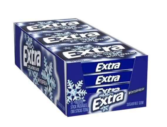 Wrigley's Winterfresh Extra Long Lasting Flavor Chewing Gum 12 Count (Pack of 15)