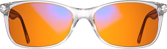 Swanwick Crystal Night Swannies - 99% Premium Blue Light Blocking Glasses, Anti Glare Anti-Fatigue & Eyestrain for Screens