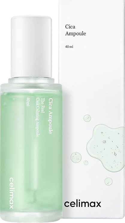 celimax The Real CICA Calming Ampoule - with 75% Centella Asiatica Extract, 1.35 fl oz