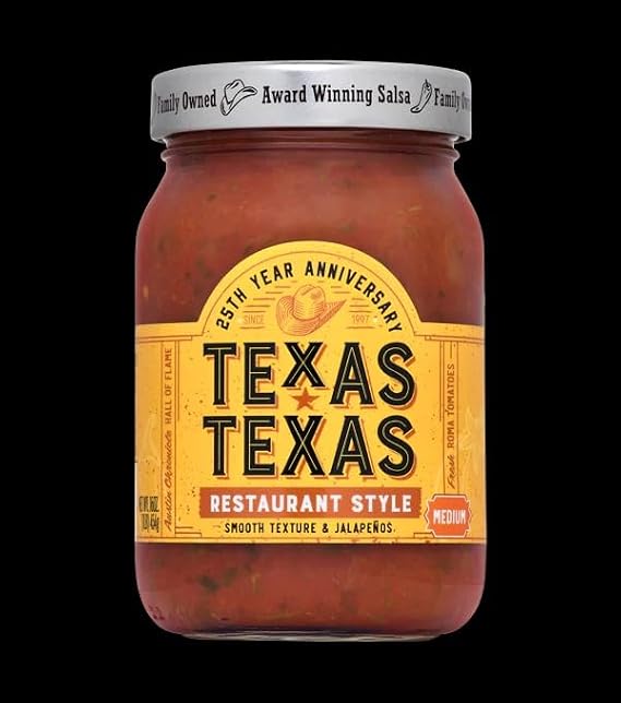 Texas Texas TX 829 Restaurant Style Salsa Medium - Pack of 6