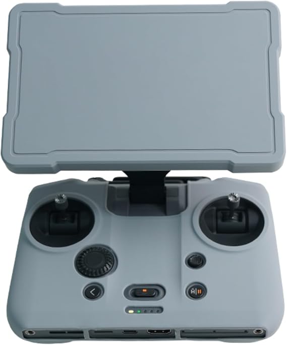 Silicone Protective Case Compatible with DJI RC Pro 2 Controller Grey | Soft Anti-Slip Shockproof Cover Compatible with DJI Mavic 4 Pro Remote Controlle, Full Protection RC Pro 2 Controller Cover