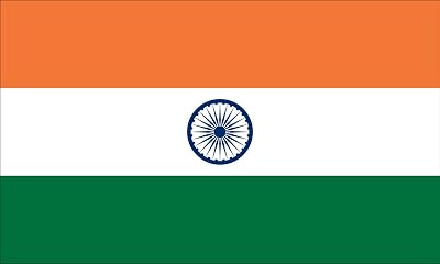 Valley Forge Flag 5-Foot by 8-Foot Nylon India Flag