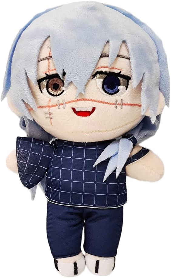 JCvCX Three Pigtail Cute Boy Plush Toy Stuffed Figurine Doll Soft Plushies Pillow