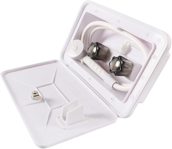 RV Exterior Shower Box Kit for Boat Camper Motorhome Caravan, RV Outdoor Shower