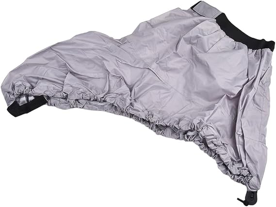 Kayak Skirt, Adjustable Nylon Kayak Spray Skirts Kayak Skirt Cover Waterproof Kayak Canoe Boat Spraydeck Spray Deck Skirt Cockpit Cover Water Sports Accessories(S-Gray)