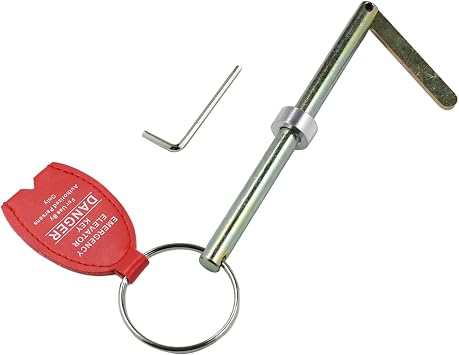 Emergency Door Drop Key Compatible with Dover Elevators Compatible with ThyssenKrupp Elevators Compatible with Otis Elevators Compatible with Kone Elevators