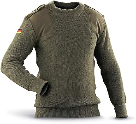 Genuine Issue German Sweater, Military Surplus, Olive Drab