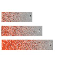 White Water Archery Orange Spray Paint Spatter Reflective Arrow Wraps 15 Pc Pack Choose Length Width