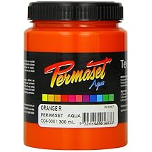 Permaset Aqua 300ml Fabric Printing Ink - Orange