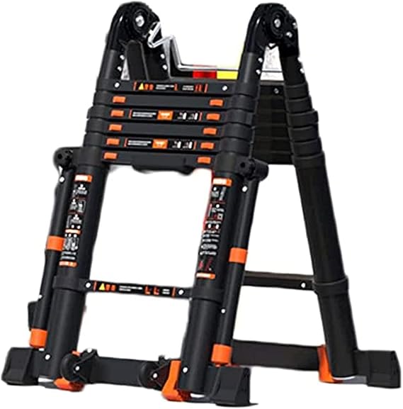 Stepladders Portable Queiting Multi-Purpose Aluminium Telescopic Ladder Extendable Portable Folding Ladder A Frame