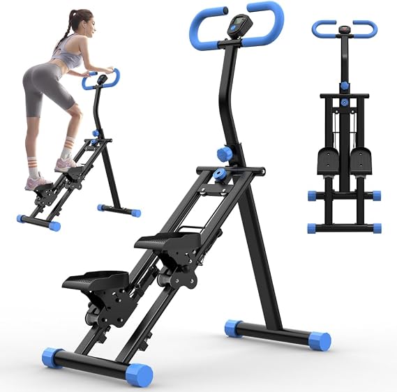 Stair Stepper for Home Gym Exercise,Upgrade Stairmaster for Full-Body Workout, Folding Vertical Climber Cardio Exercise Machine,Stair Climber for Home Gym Exercise with Adjustable Handlebar