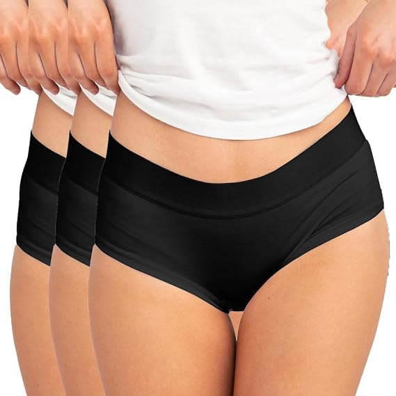 tootles Women's Flatulence-Filtering Hip Hugger 3.0 Odor-Blocking, Gas-Absorbing Underwear with Replaceable Carbon Filter