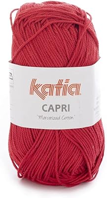 Katia Capri 82059 Coral Red 50 g Wool