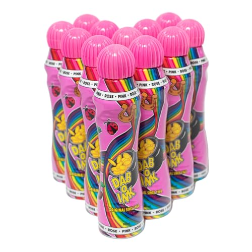Dab-O-Ink One Dozen 3oz Pink Bingo Dauber