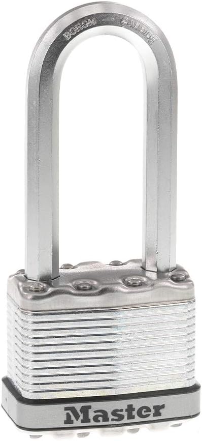 Master Lock M5XDLJ Magnum Heavy Duty Padlock with Key, 1 Pack