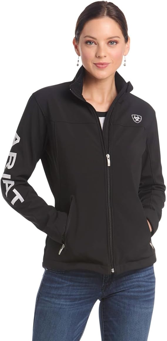 Ariat Women's New Team Softshell Jacket Wind and Water Resistant Jacket
