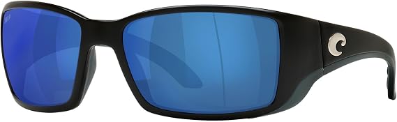 Costa Del Mar Sunglasses for Men - Blackfin Mens Polarized Sunglasses - Fishing, Boating & Beach UV Protection - Size 62,580P