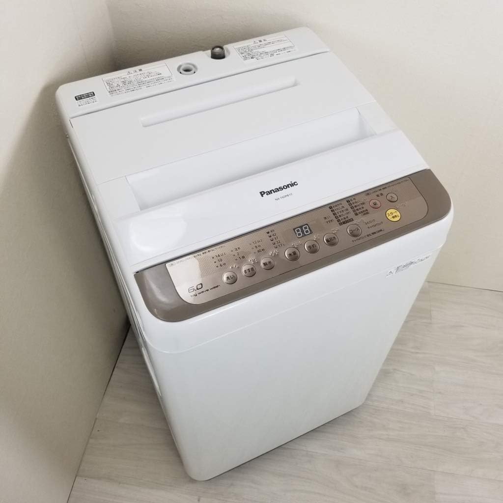 Panasonic NA-F60PB10-T Fully Automatic Washing Machine, 13.2 lbs 6.0 kg, Brown
