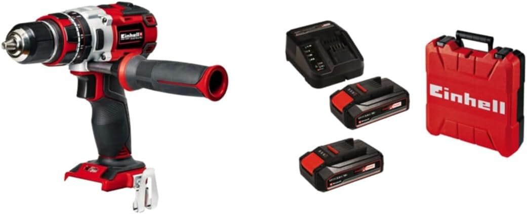 Einhell L Te-Cd 18 Li-I Bl Kömürsüz Darbeli Matkap - 18V 2.5 Ah Çift Akülü Çantalı Set