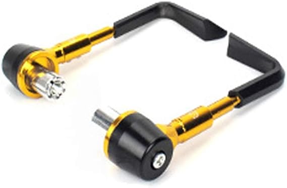 Aluminum & CNC Universal 7/8 "22mm Motorcycle Proguard Protect Guard Clutch Brake System for Yamaha FZ6 R1 R3 for MT07 09 TMA Handle Grip (Color : Yellow)