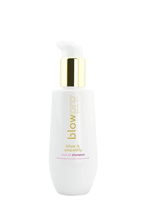 blowpro Blow It Smoothly Oud Oil Shampoo 6.7oz Travel Friendly Bottle, Targets Frizzy Dry Hair infusing it with Hydrating Oils, Nourishes & Rejuvenates, Embrace the Exotic Oud Fragrance!