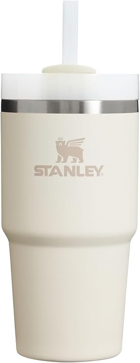 STANLEY Quencher H2.0 Flow State Tumbler, 20 oz, Cream 2.0